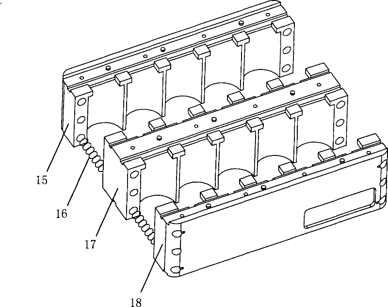 Machine for automatically testing and sorting code devices