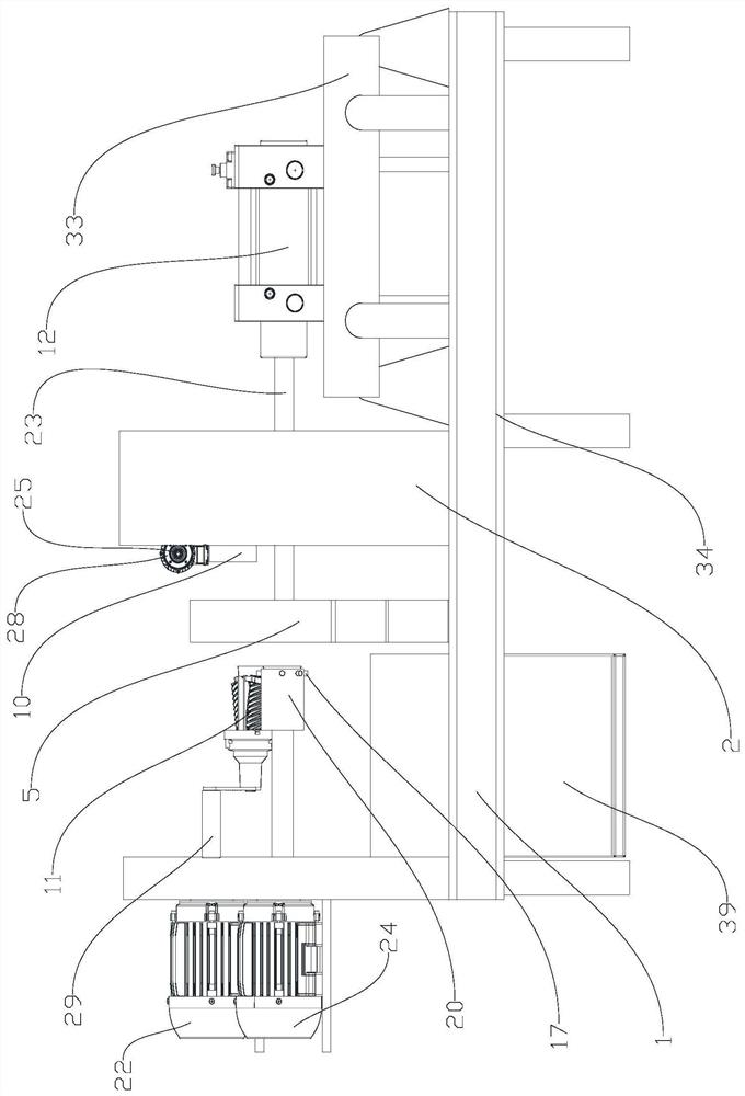 Pile cutting machine for flood prevention timber pile cutting