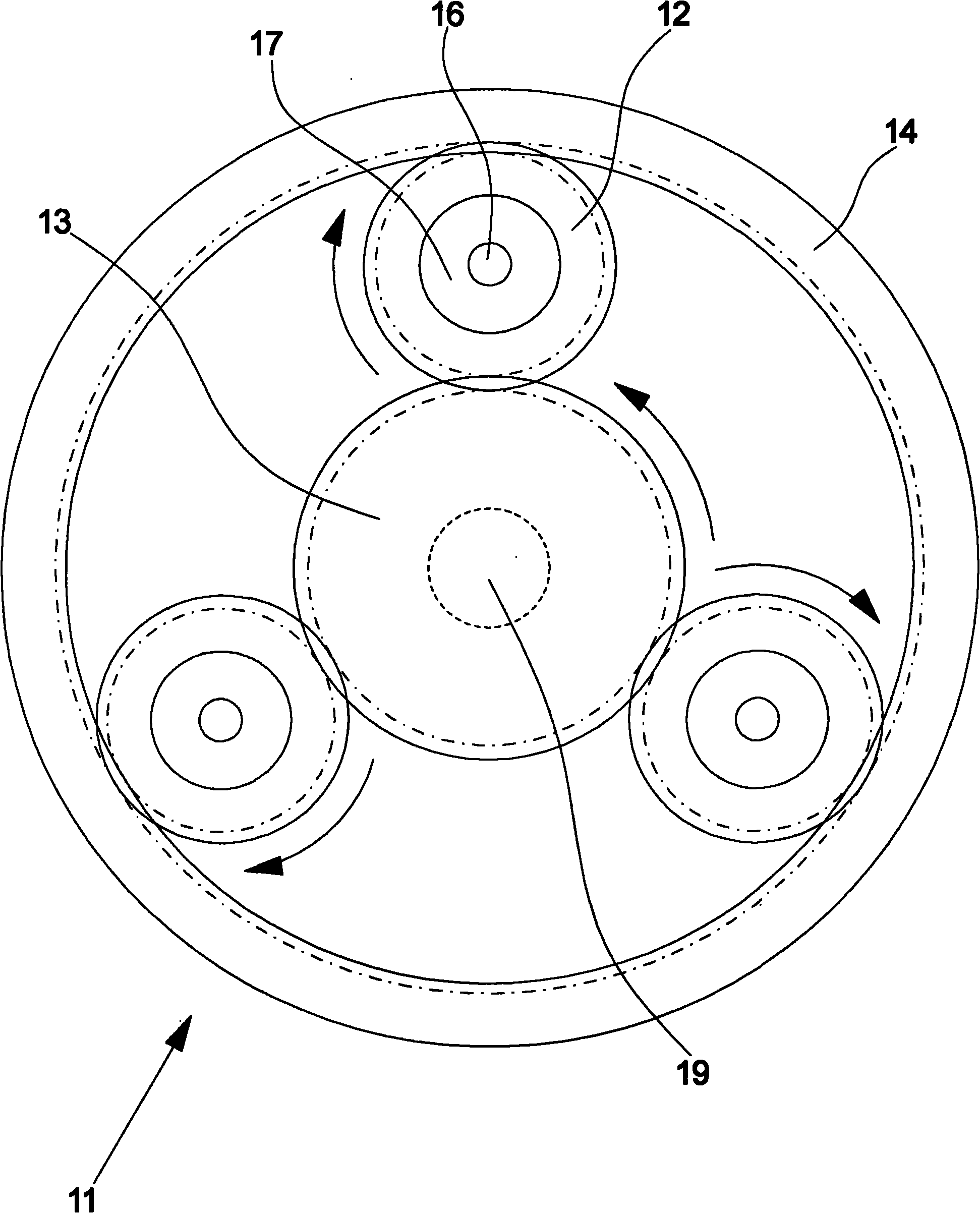 Epicyclic gear stage for a wind turbine gearbox, a wind turbine gearbox and a wind turbine