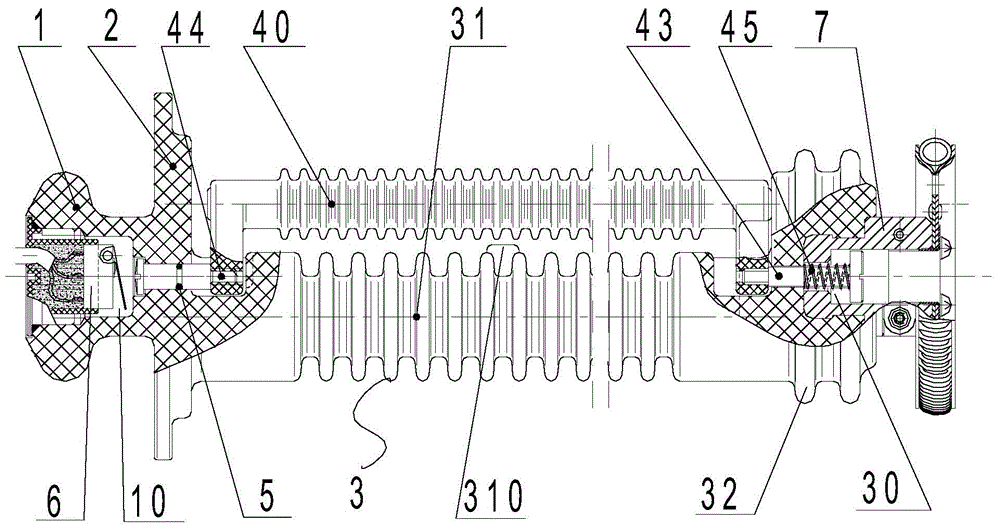 A handle for oil-immersed fuse