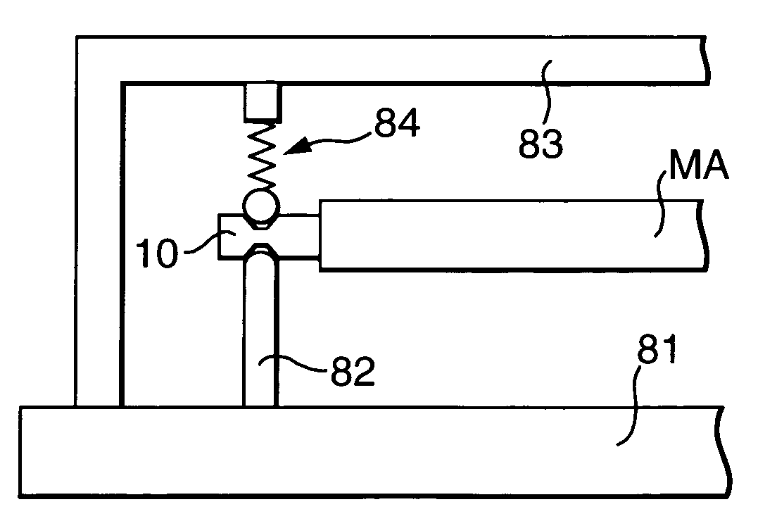 Mask handling method, and mask and device or apparatus comprising a gripper therefor, device manufacturing method and device manufactured thereby