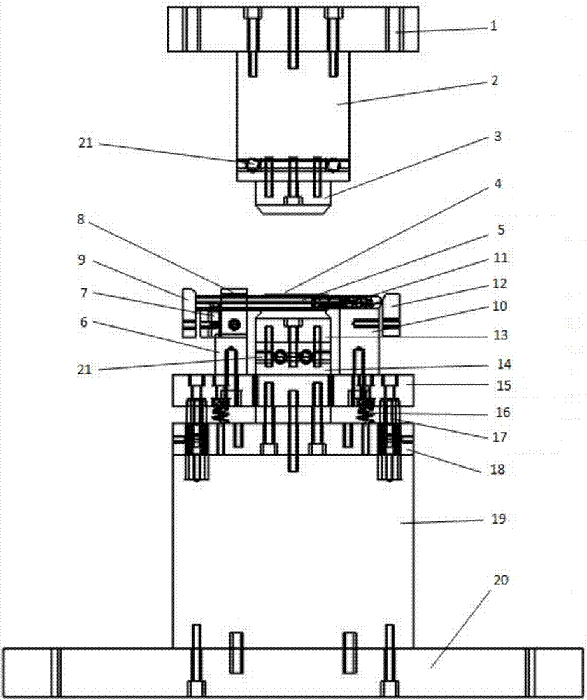 Positioning welding electrode for welding of automobile positioning hook