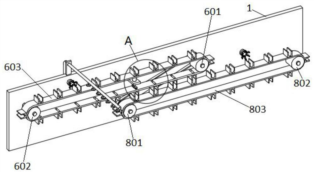 Automatic painting equipment for badminton racket processing