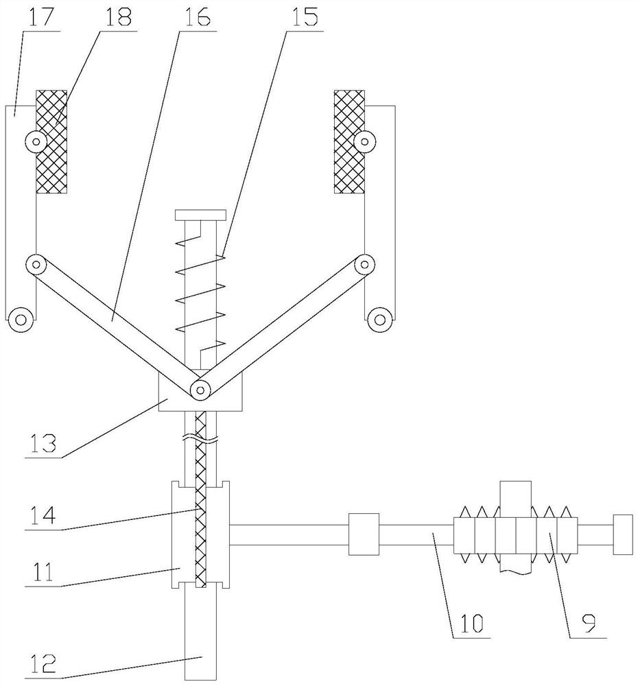 A vr device with mobile phone fixing and screen clearing functions