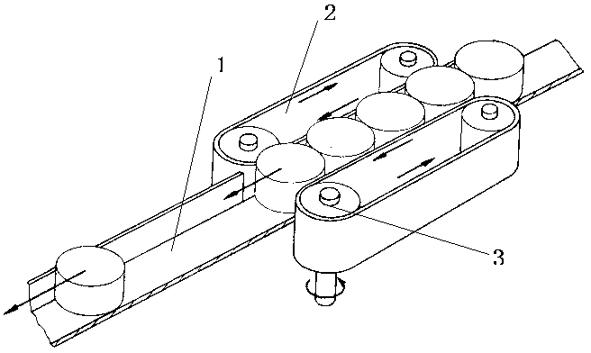 Belt separating unit