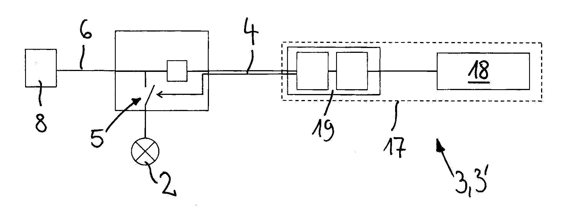 Connecting arrangement between a tooth prosthesis and an implant post