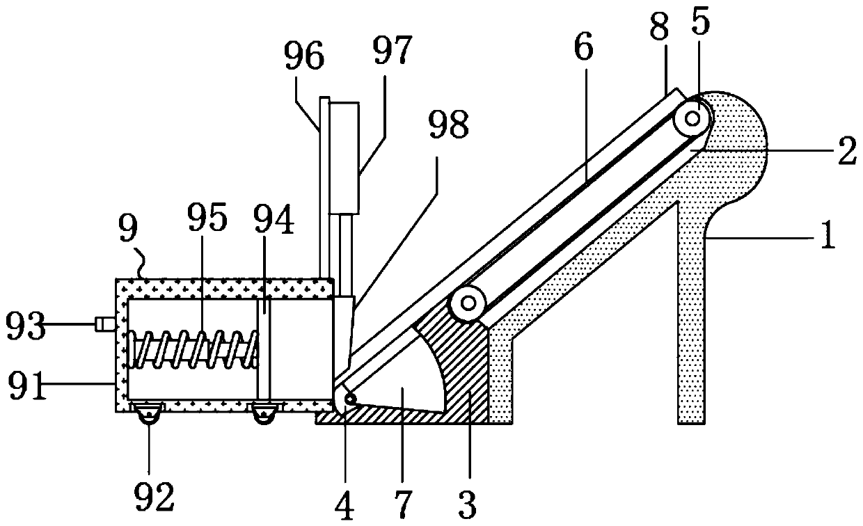 Collecting device for door window board cutting