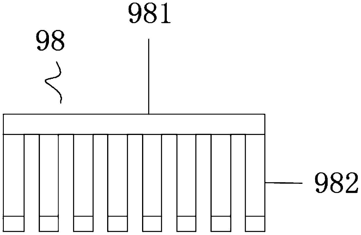 Collecting device for door window board cutting