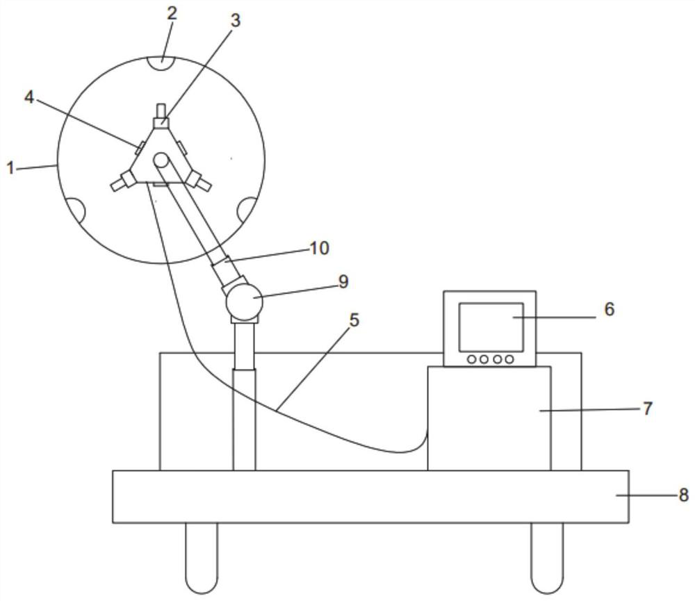 Panoramic imaging system and method based on vehicle-mounted drilling and blasting tunnel