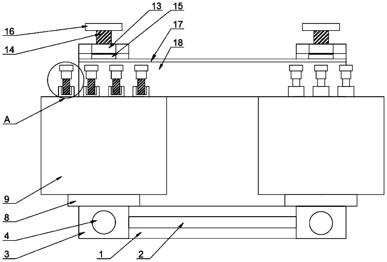 Assembled low-frequency transformer