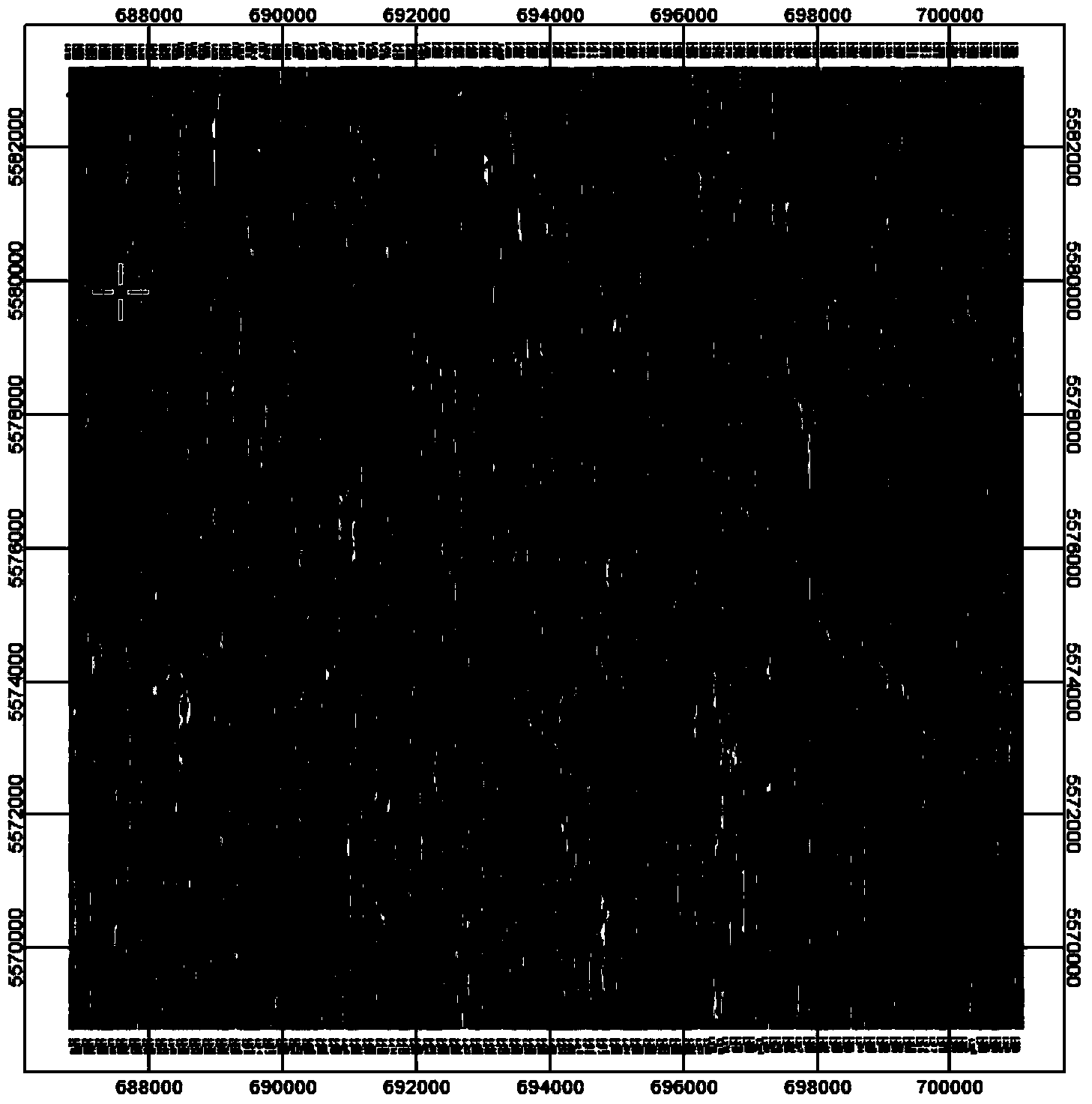 Height correcting method and system for aeromagnetic data