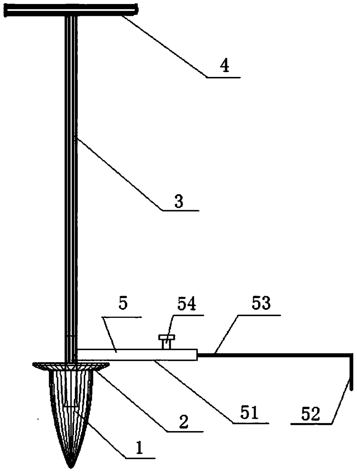 Light and simple flue-cured tobacco transplanting method