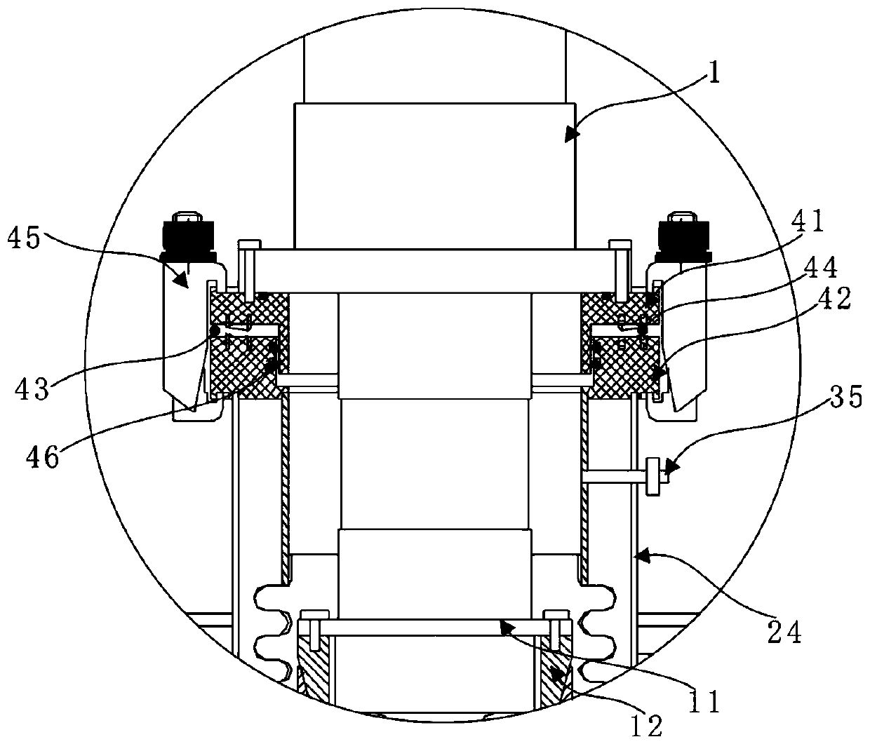 Inserting and pulling type low-temperature container