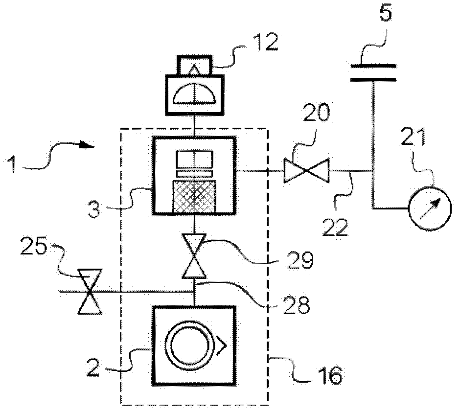 Method for controlling a leak detector, and leak detector