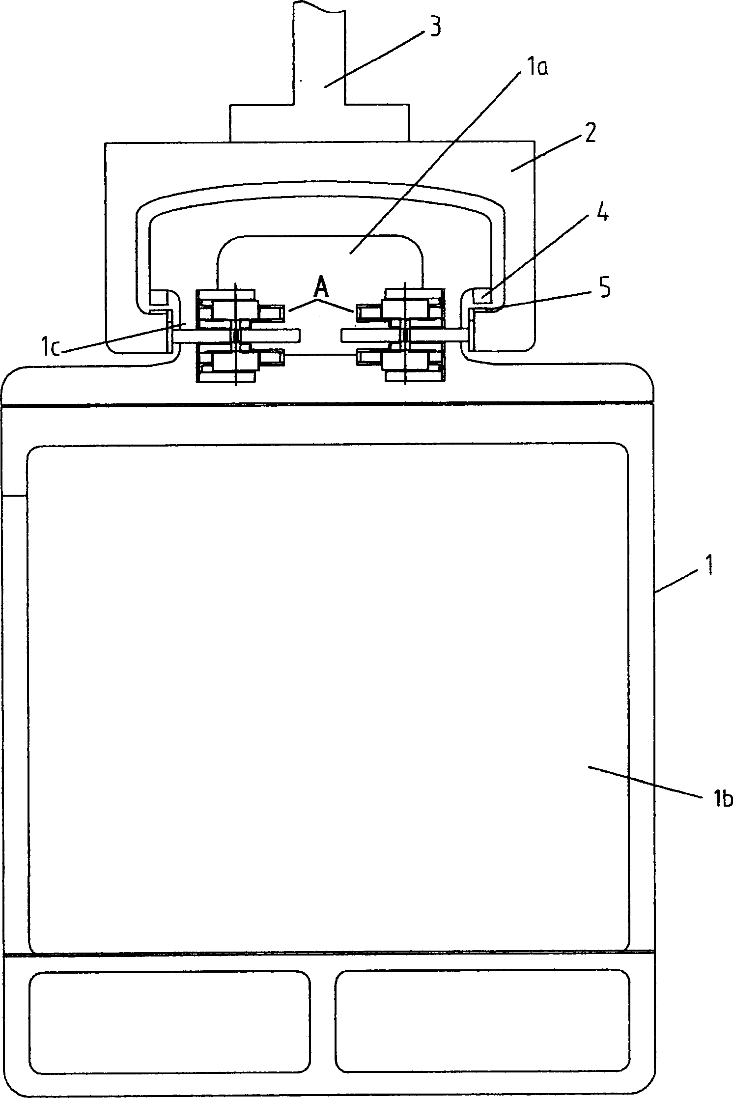 Permanent magnetic suspending shaft