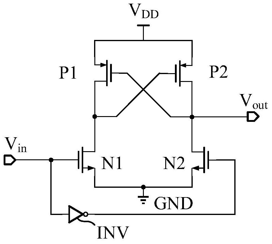 A level shifting circuit and level shifting method