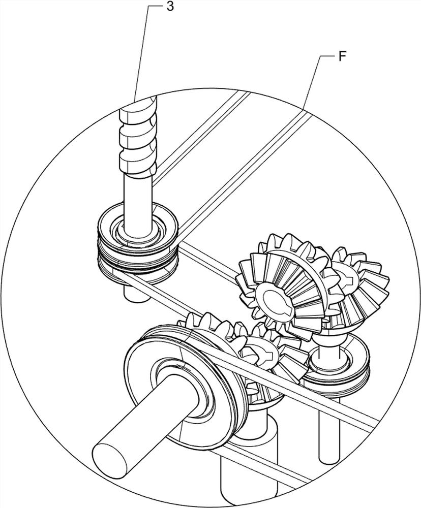 Pretreatment device for raw materials of fried stewed bitter gourd with pork