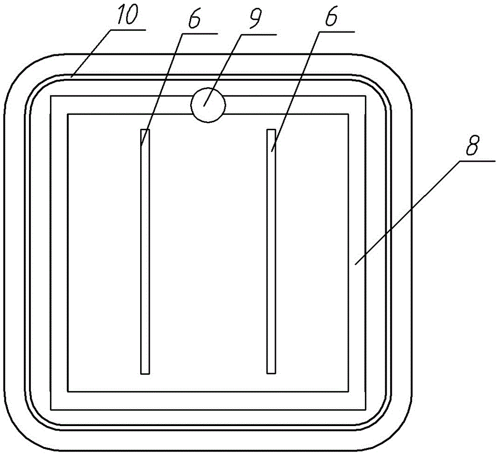 Dual-channel water-cooling and air-cooling hybrid structure of computer cpu