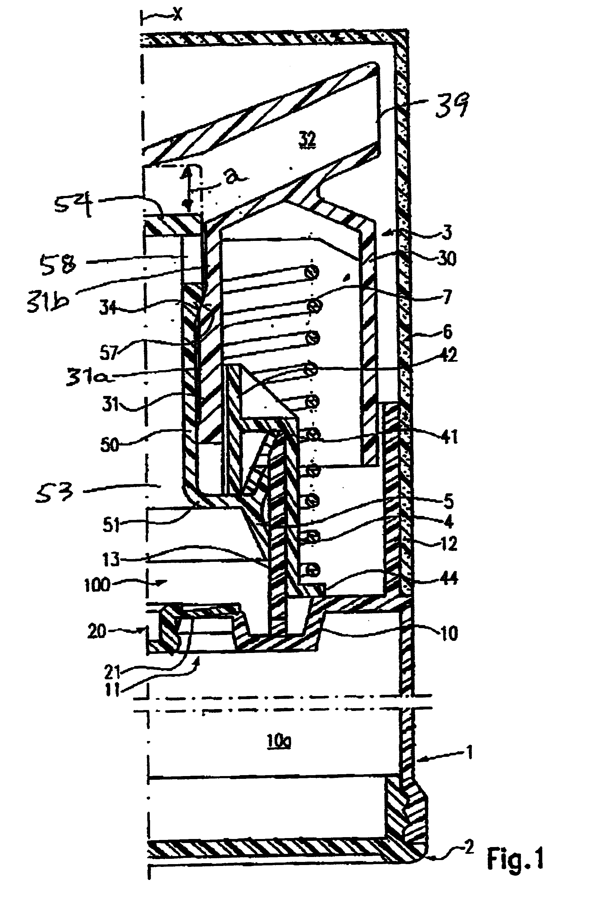 Dispenser for paste-like products