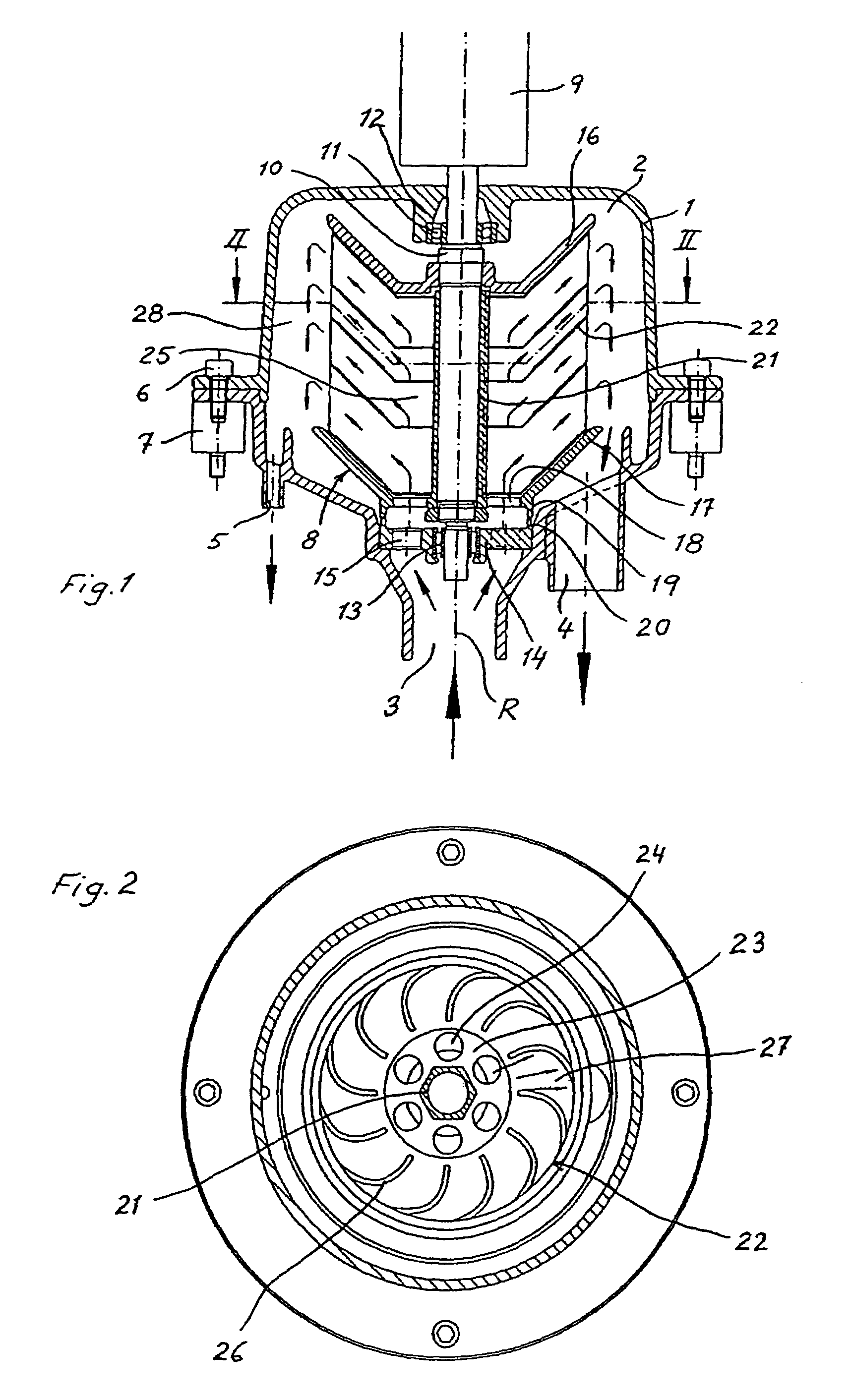 Method and a device for cleaning of crankcase gas