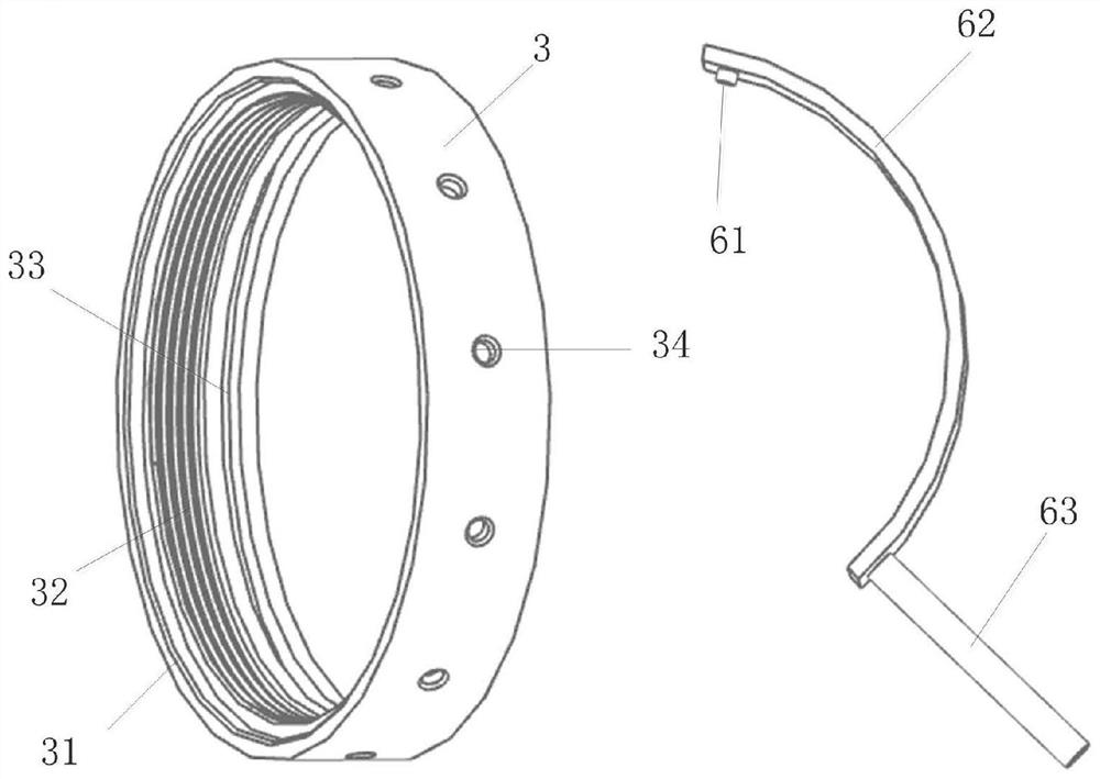 Cableless docking device and docking method for aircraft cabin