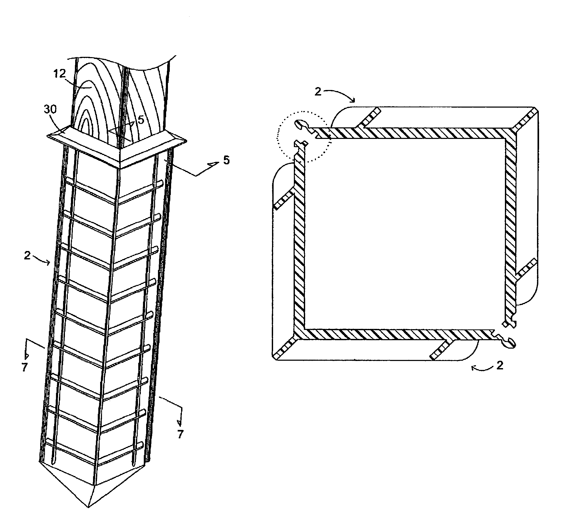 Post setting insert