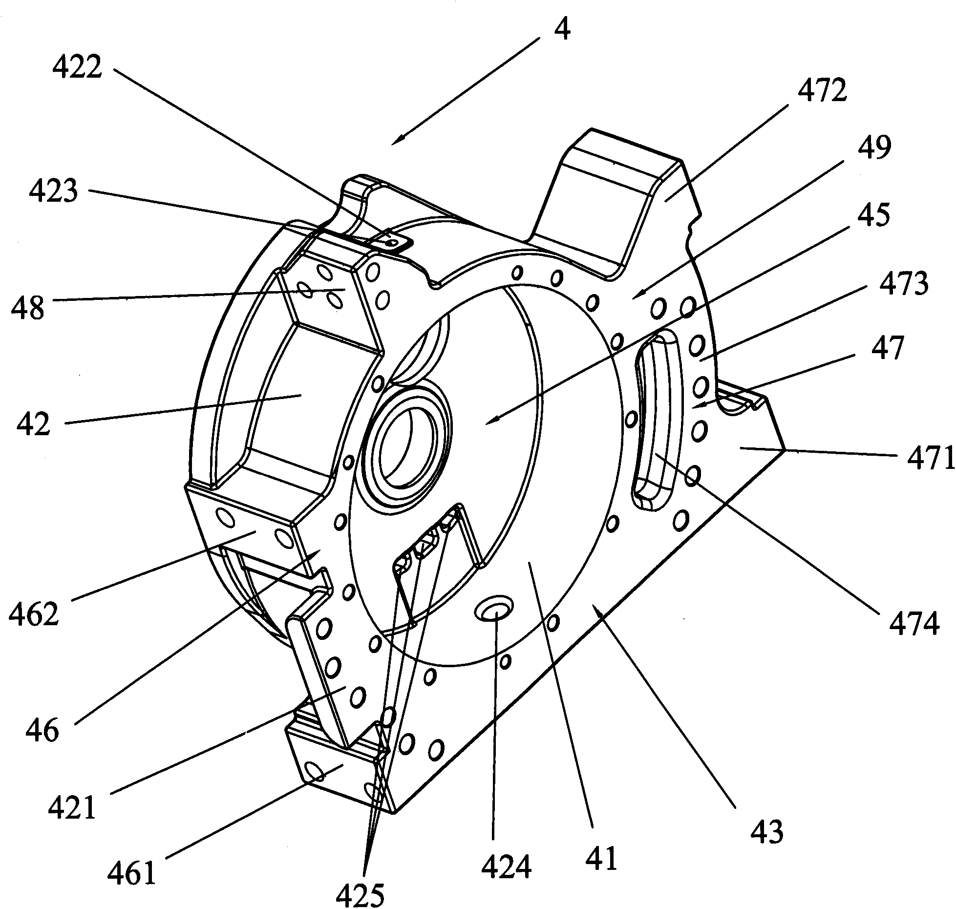 Wheel-side drive axle