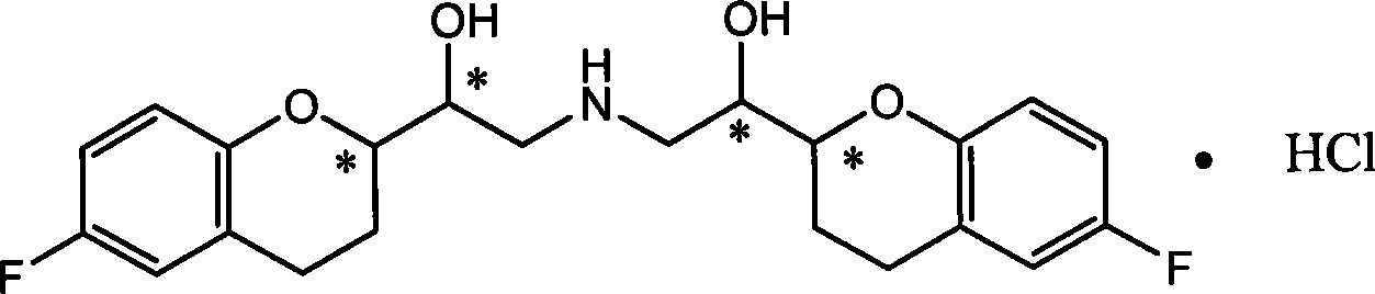 Method for preparing RRRS and SSSR type nebivolol intermediate mixture