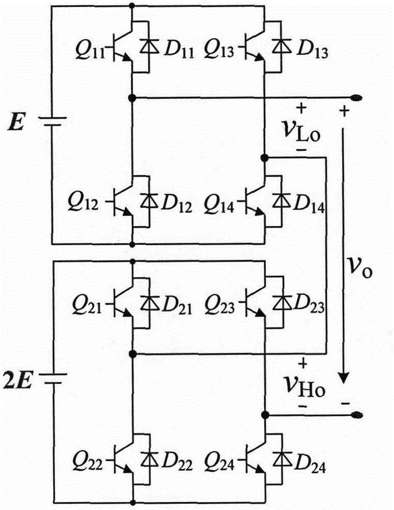 Mixed carrier-based multi-level PWM method