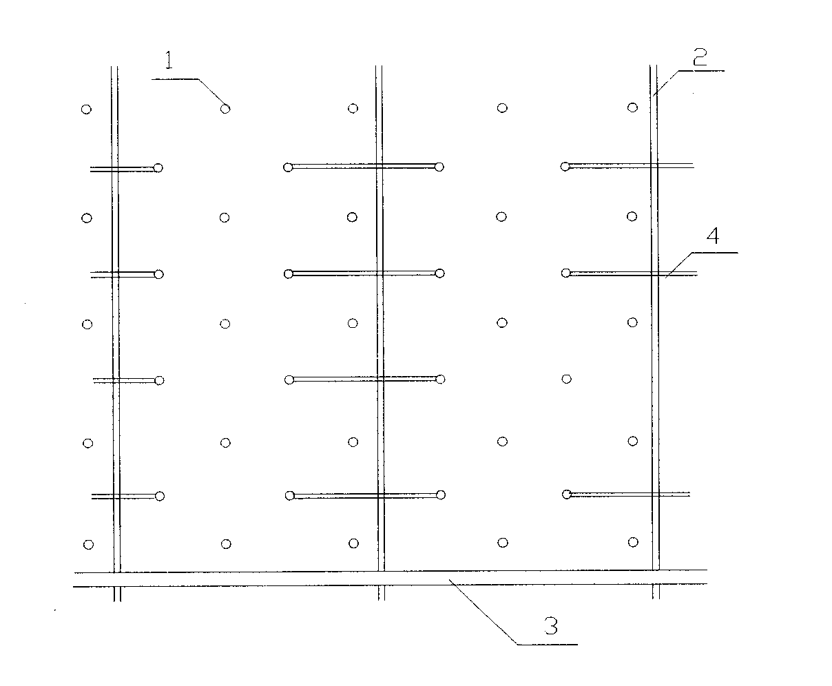 Vacuum prepressing method of sand-free cushion layer of secondary circulation line system