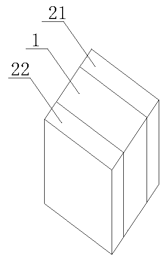 Blank for equal-channel corner extrusion