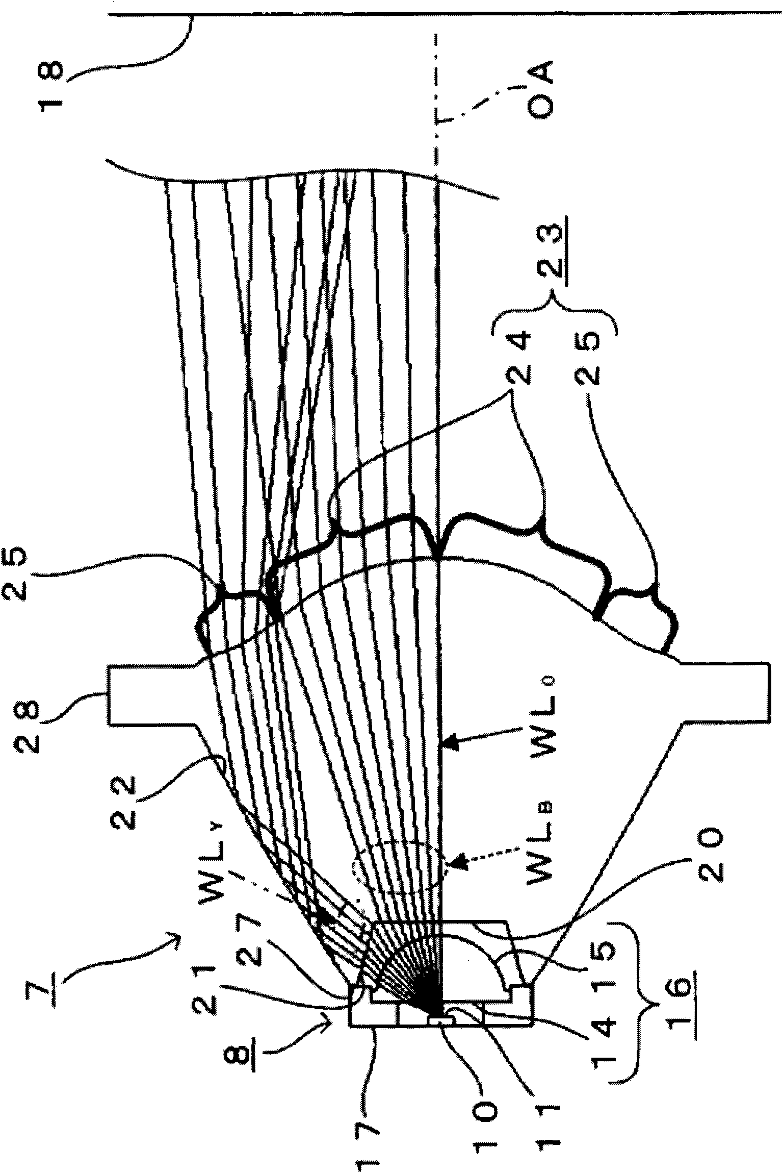 Lighting lens and lighting device equipped with the same