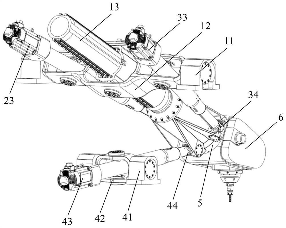 Error prediction and real-time compensation technology for five-degree-of-freedom hybrid robot