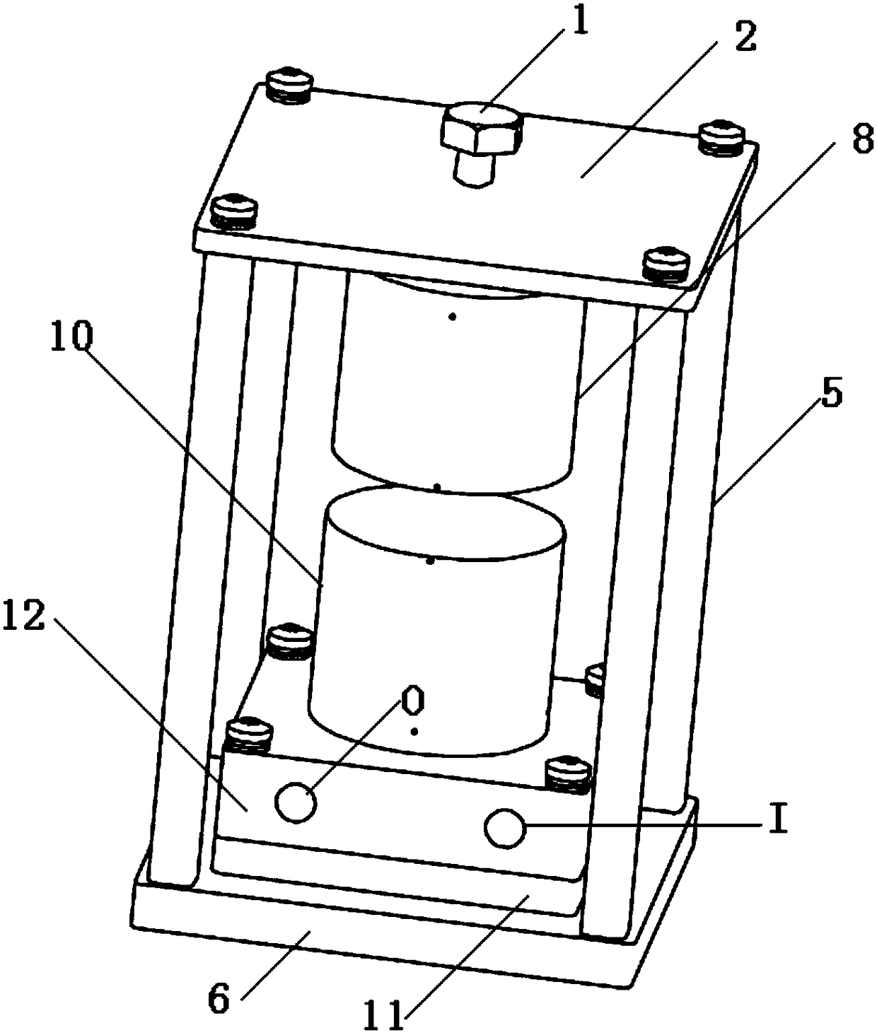 Heat conductivity testing device