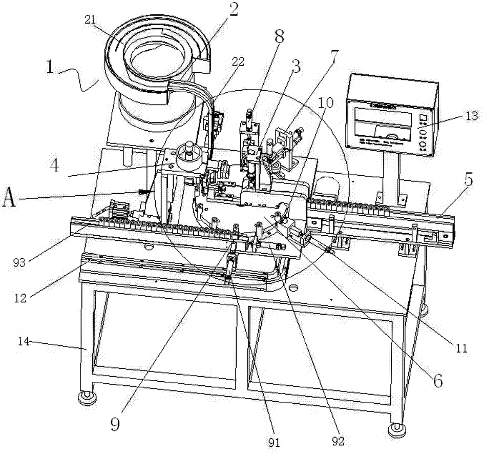 Automatic cylindrical battery cap welding machine