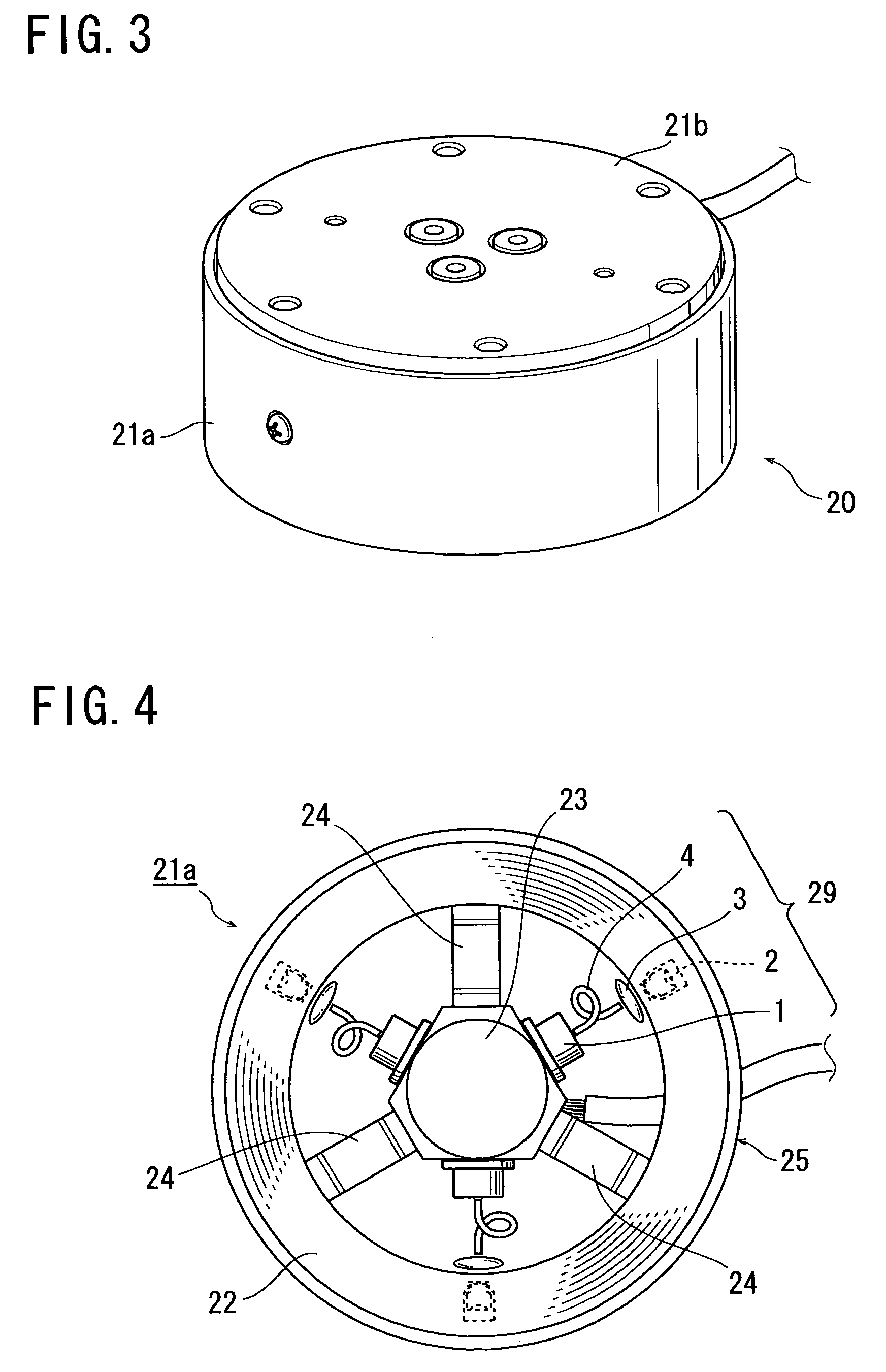 Optical displacement sensor using optical fiber, and external force detecting device