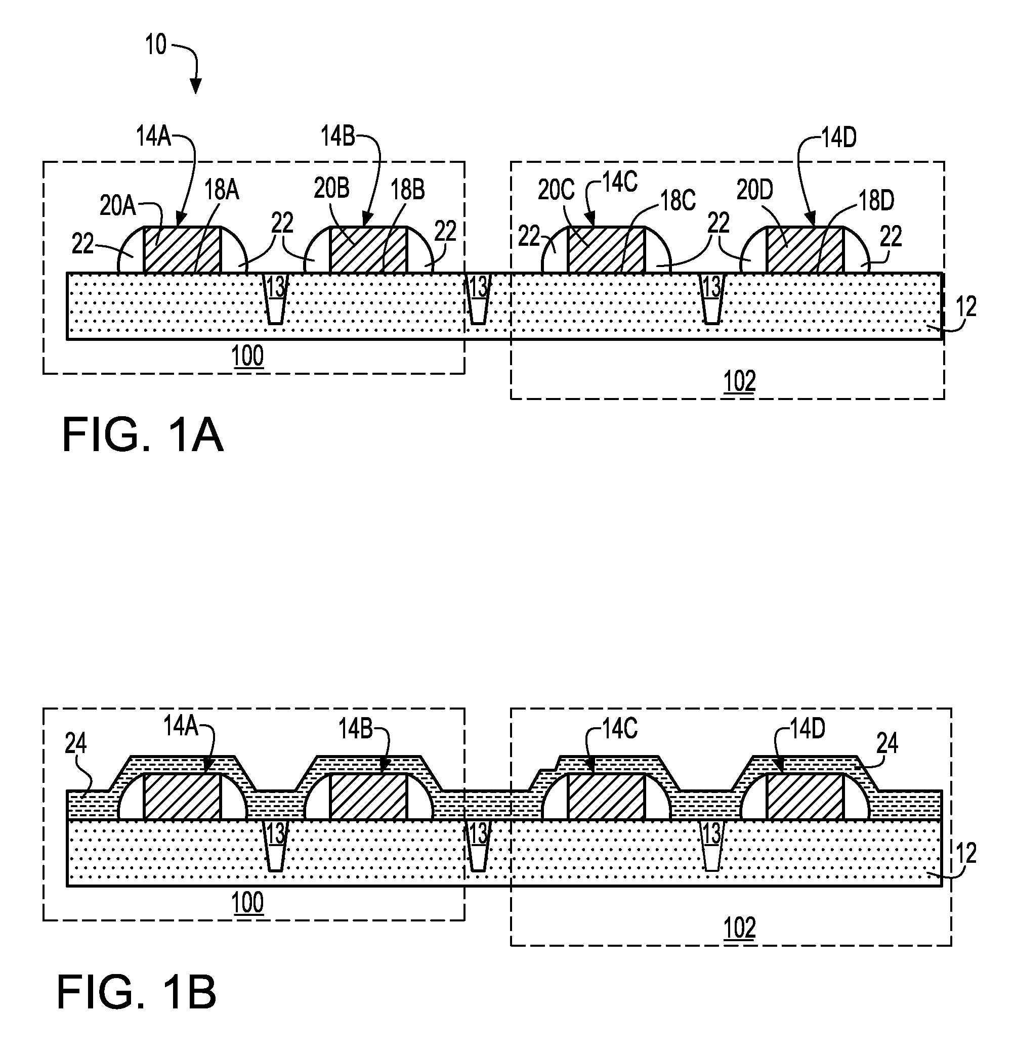 Selective stress engineering for SRAM stability improvement