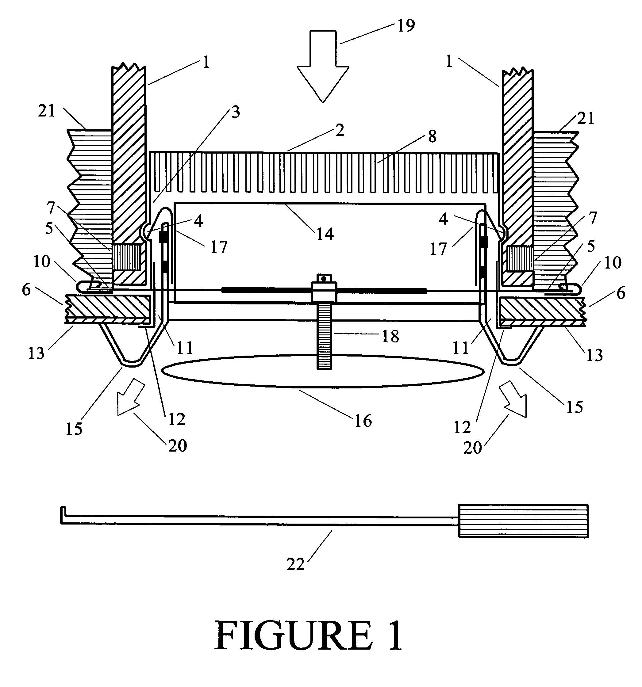 Method and apparatus for eliminating register boxes, improving penetration sealing, improving airflow and reducing the labor costs to install ceiling registers