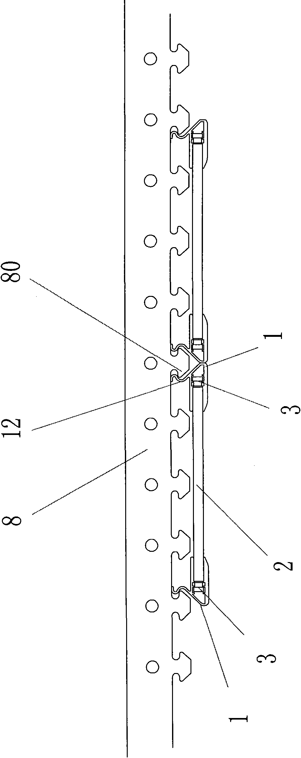 Strap light guide ceiling