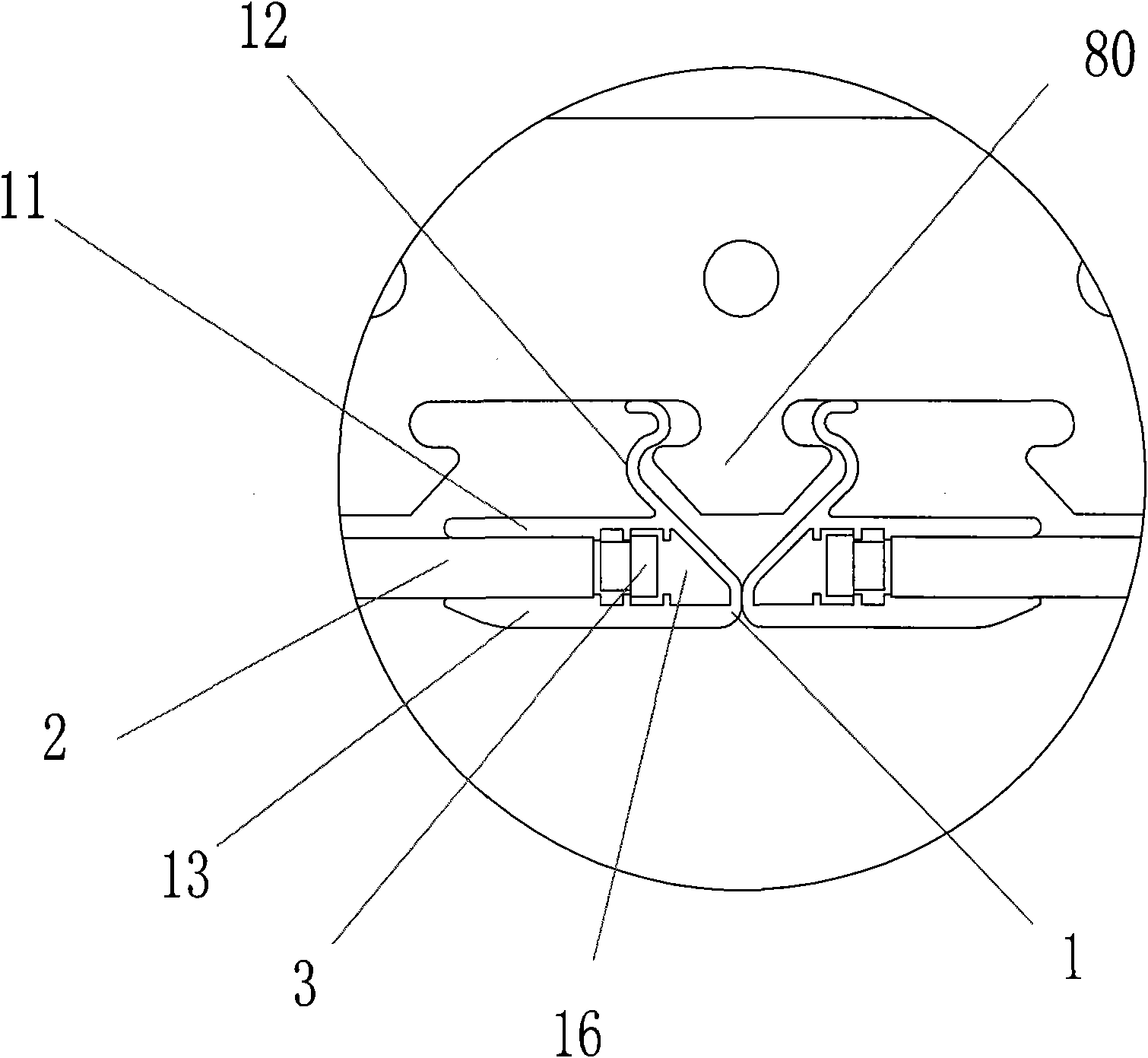 Strap light guide ceiling