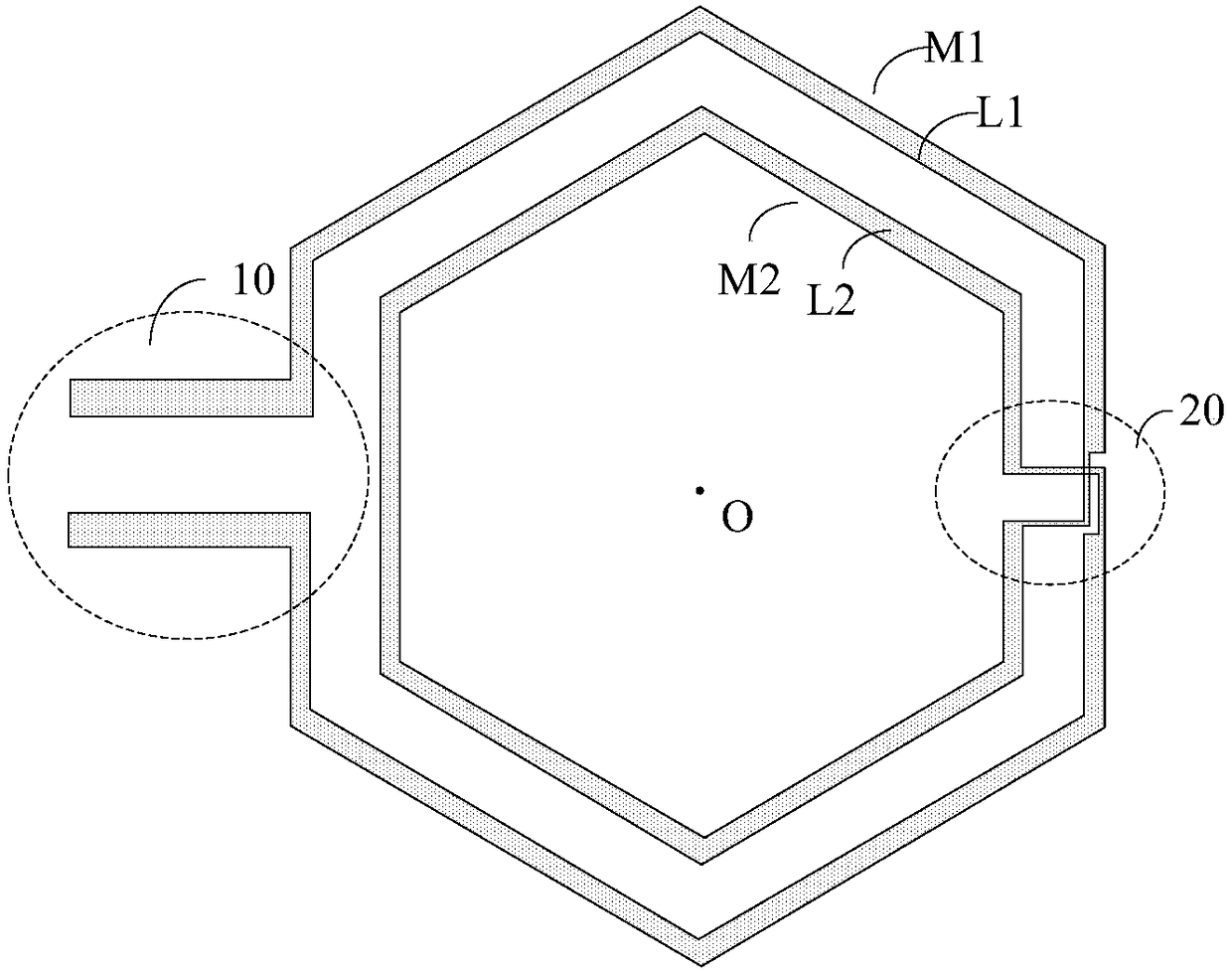 Stacked spiral inductor