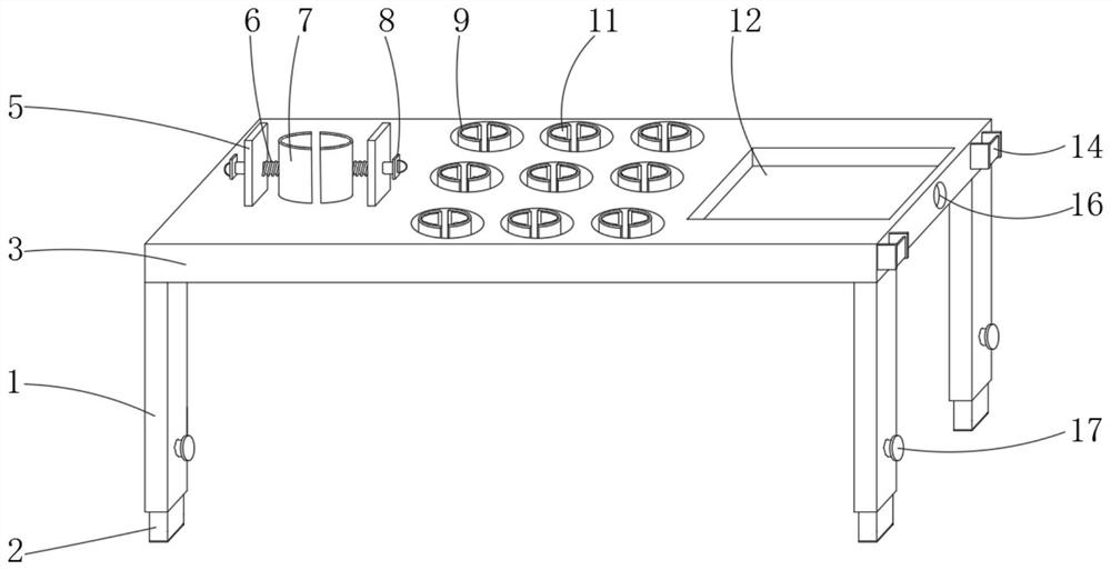 Assembled multifunctional tea table for household indoor living room