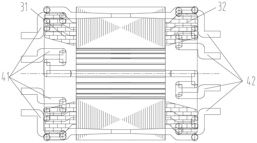 Stator assembly, motor and air conditioner