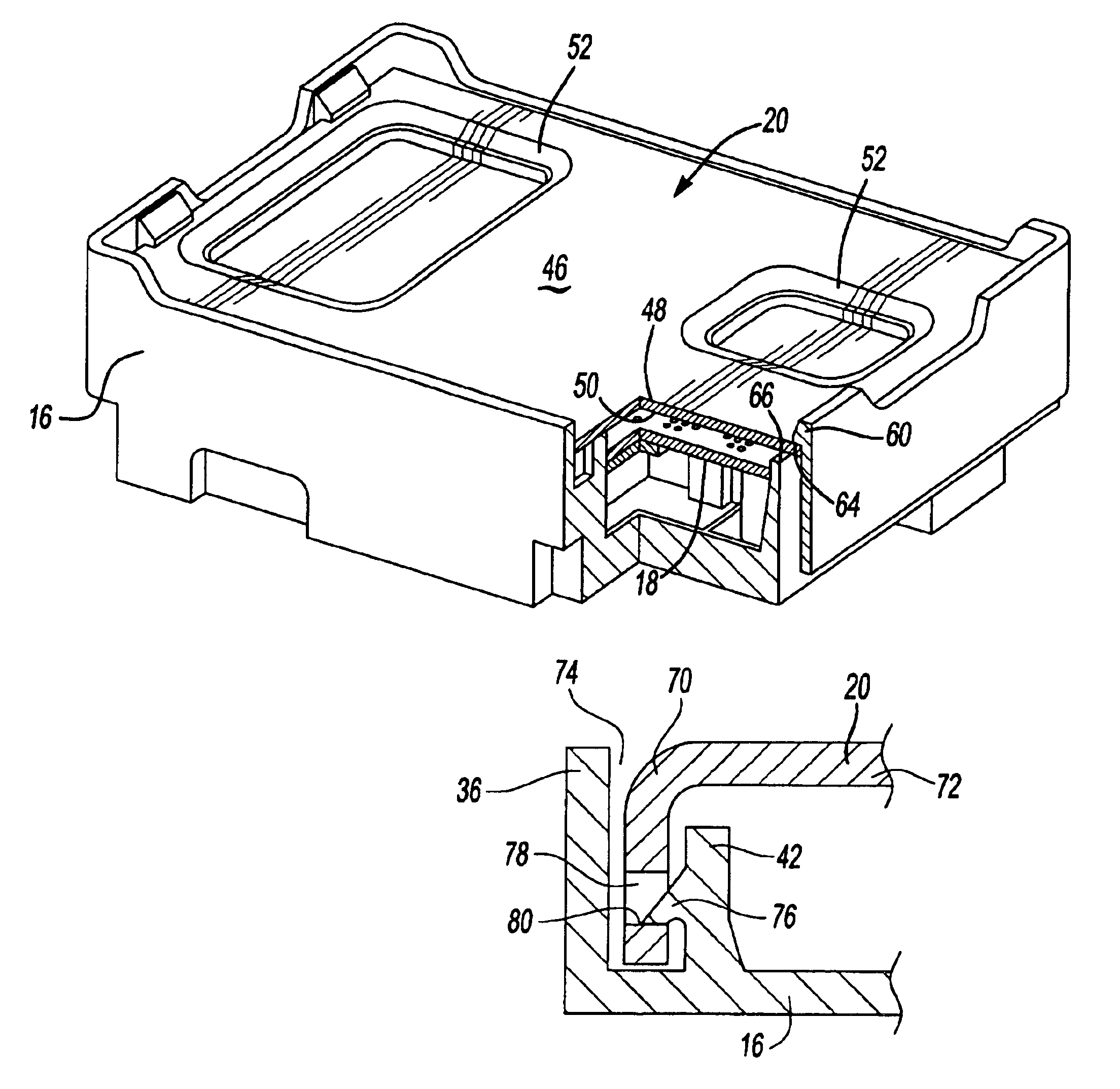 Automotive control module housing