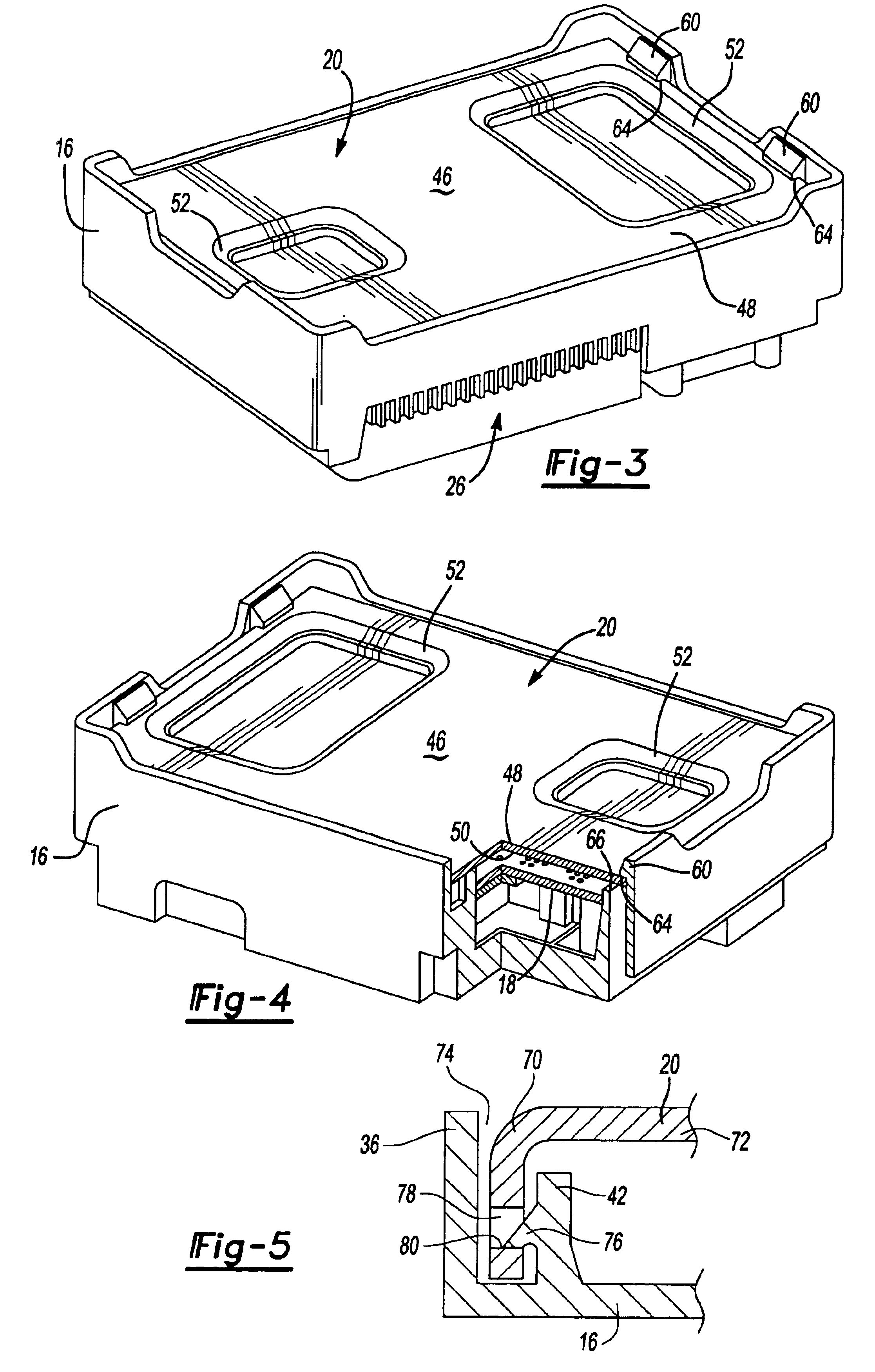 Automotive control module housing