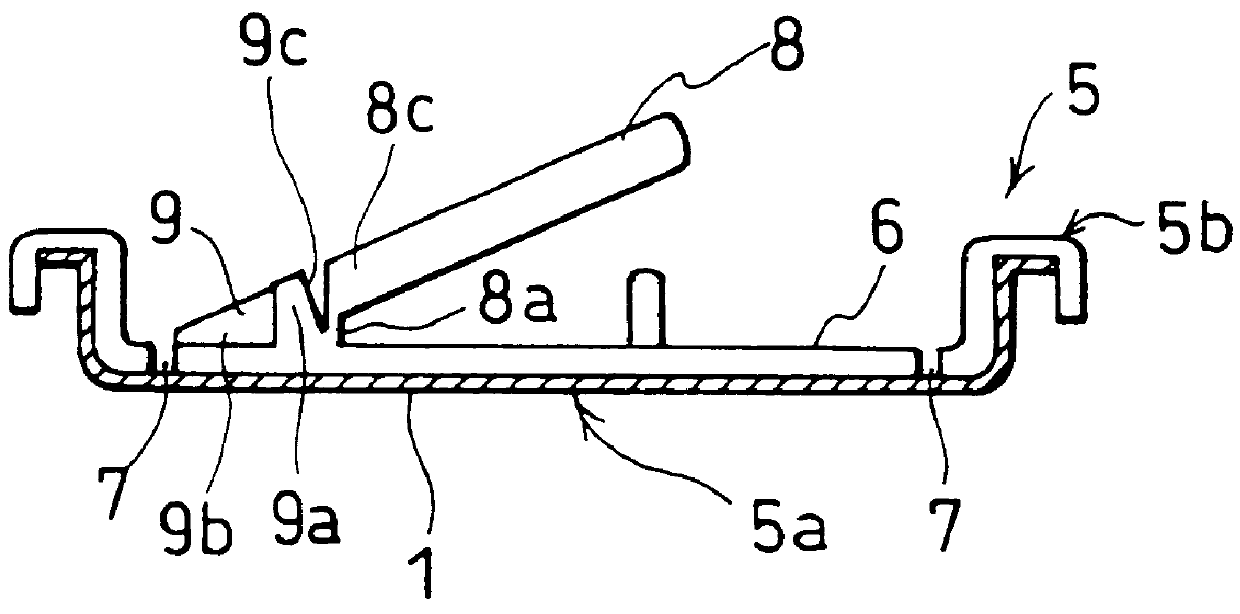 Container closure having pull-opening tab