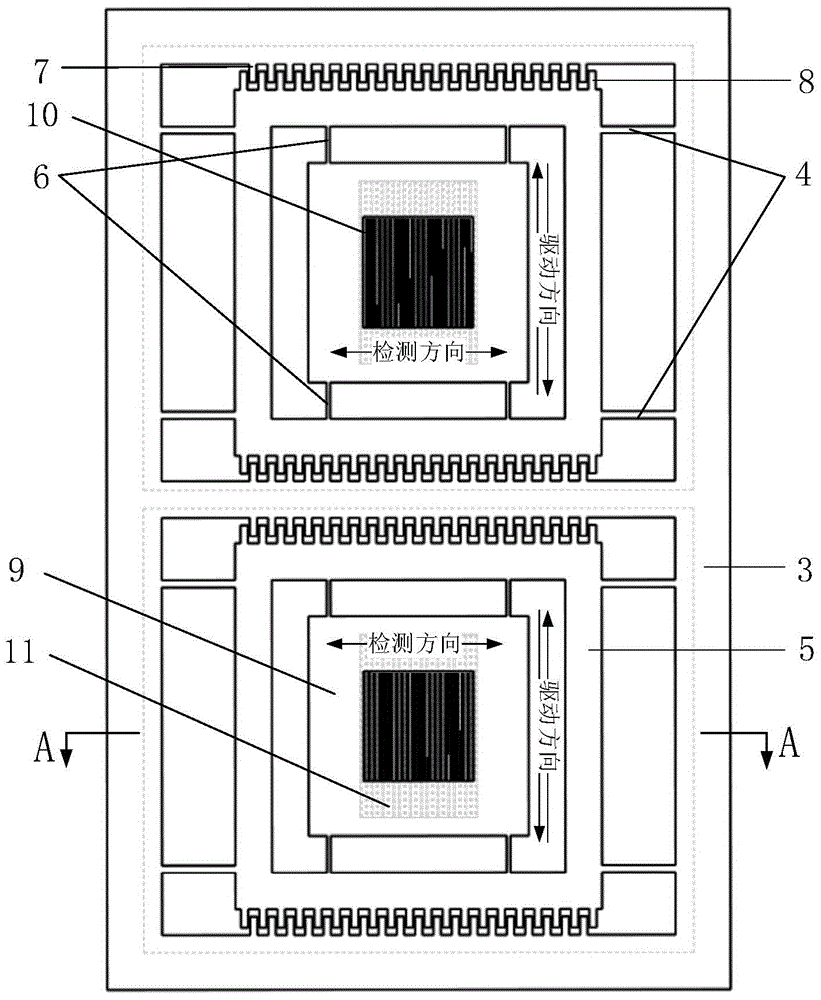 Novel gyroscope based on nanometer optical grating detection