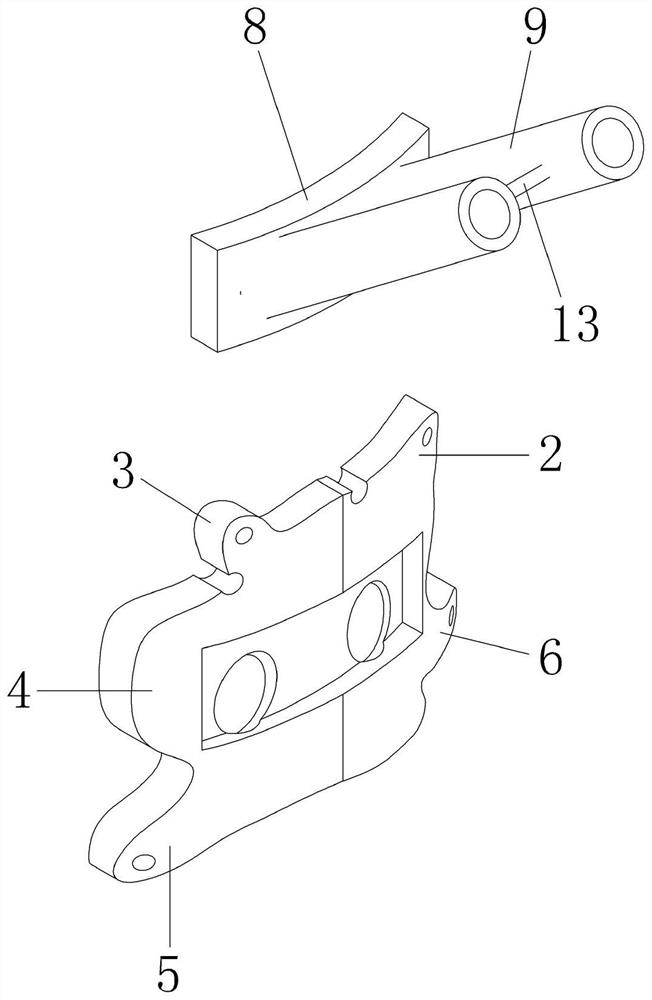 Anatomical biomechanical type 3D printing humerus greater tubercle cleavage fracture guider