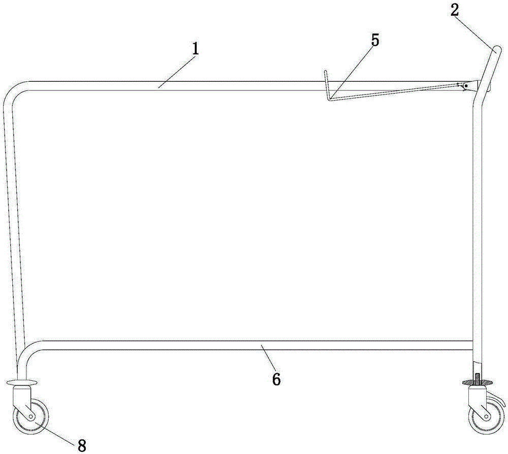 Wrapping cloth trolley and maintaining method thereof