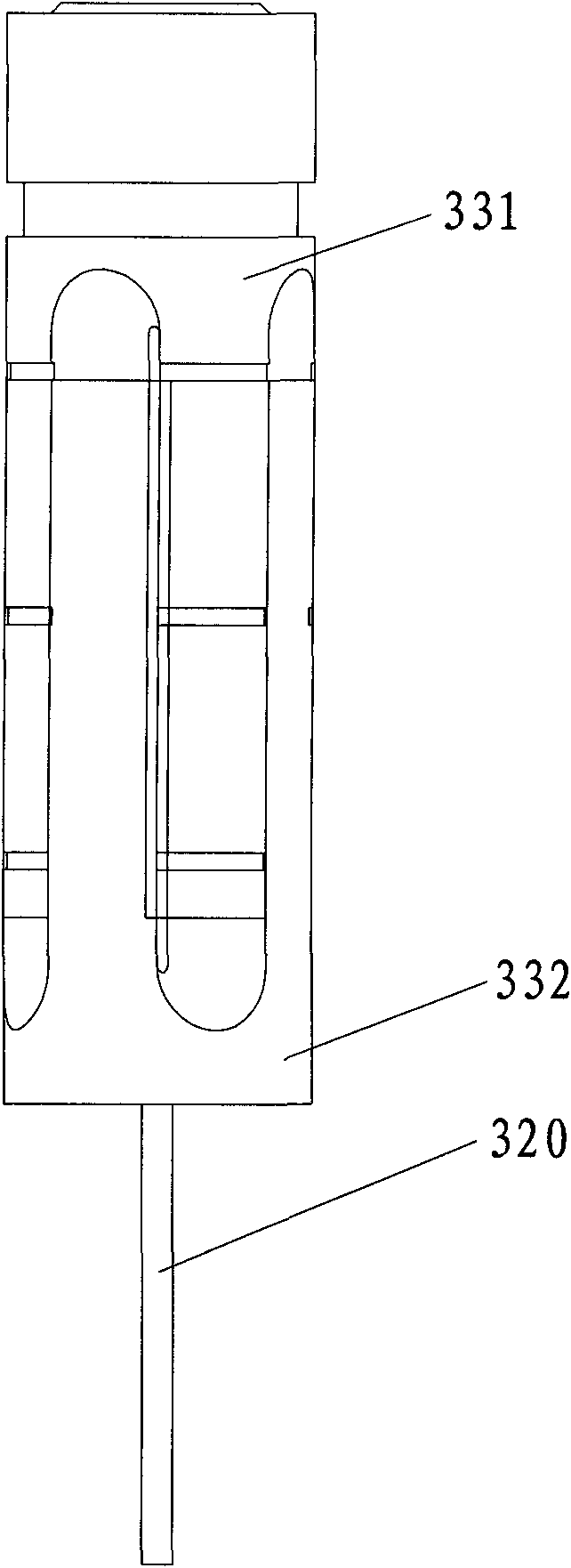 PIN needle dissembling device and PIN dissembling head